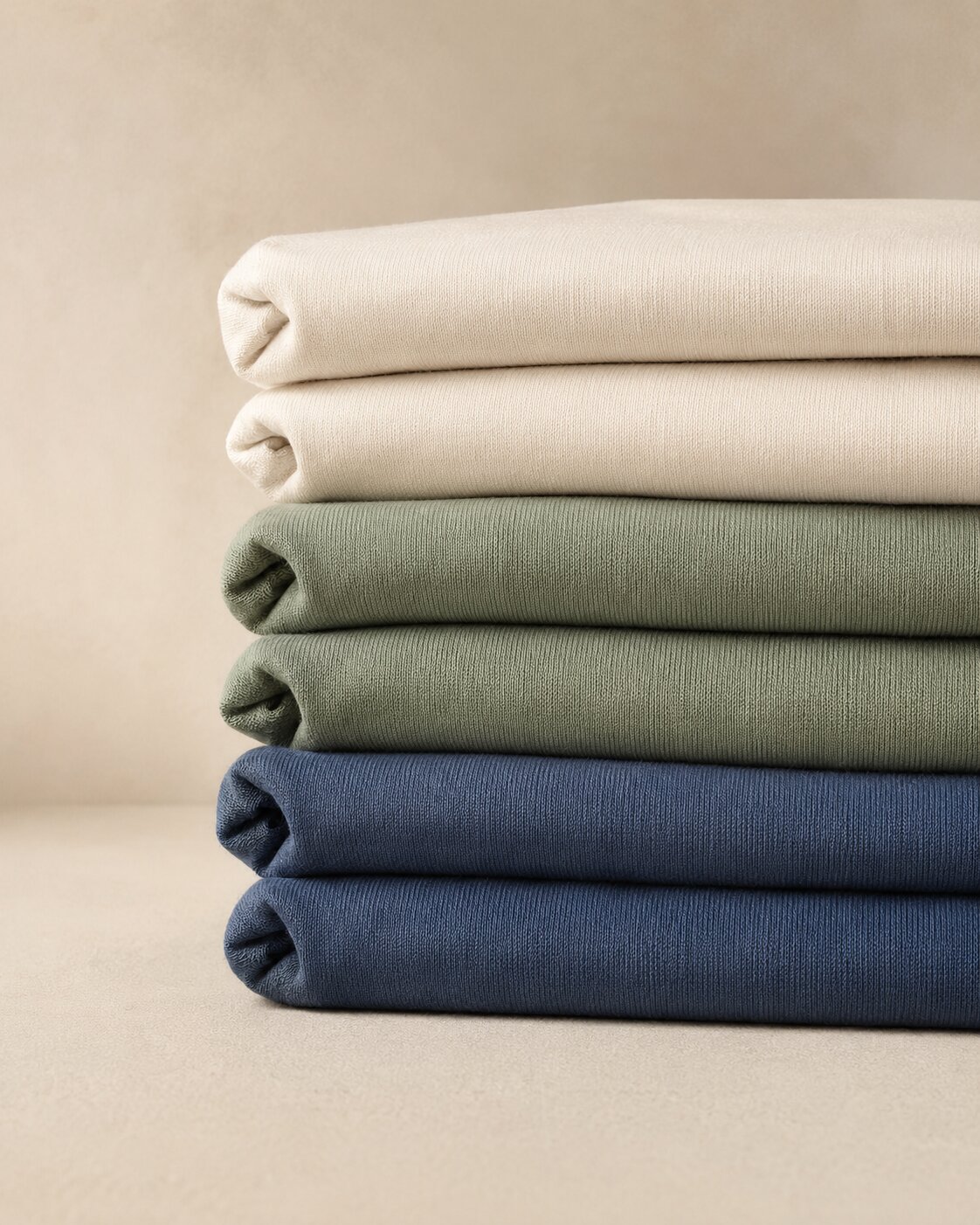 Penye süprem örme kumaş — combed cotton single jersey