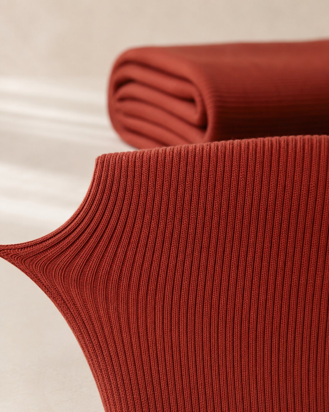 Ribana örme kumaş 1x1 — rib knit fabric