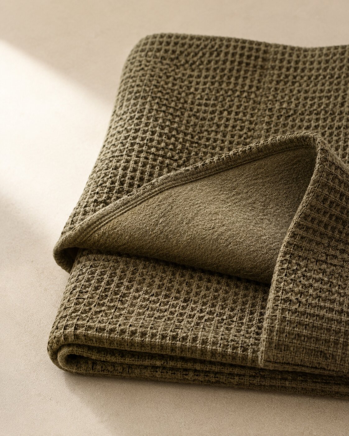 Termal örme kumaş, waffle ve şardonlu — thermal knit fabric